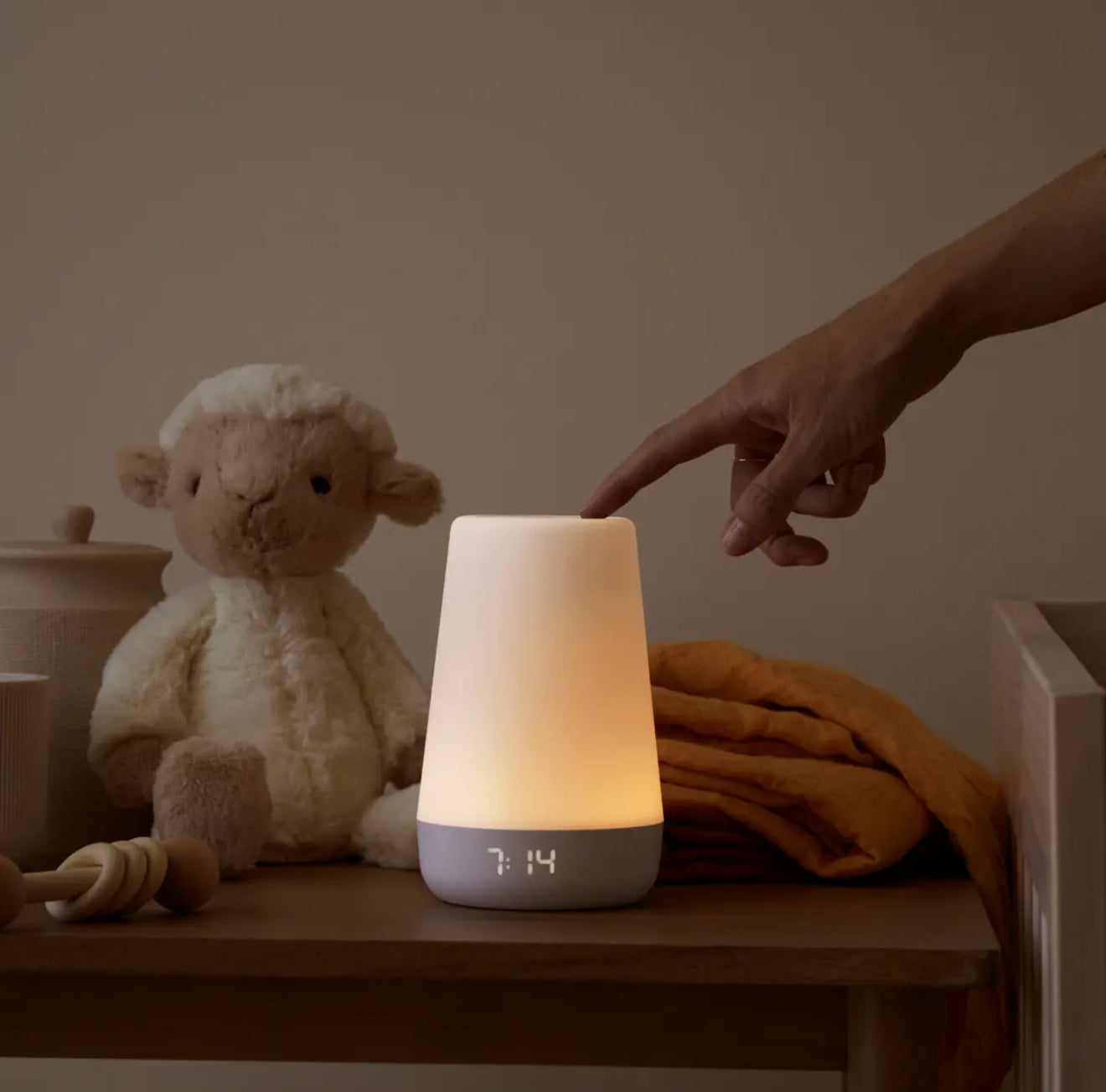 Hatch Rest sound machine rental with soft nightlight