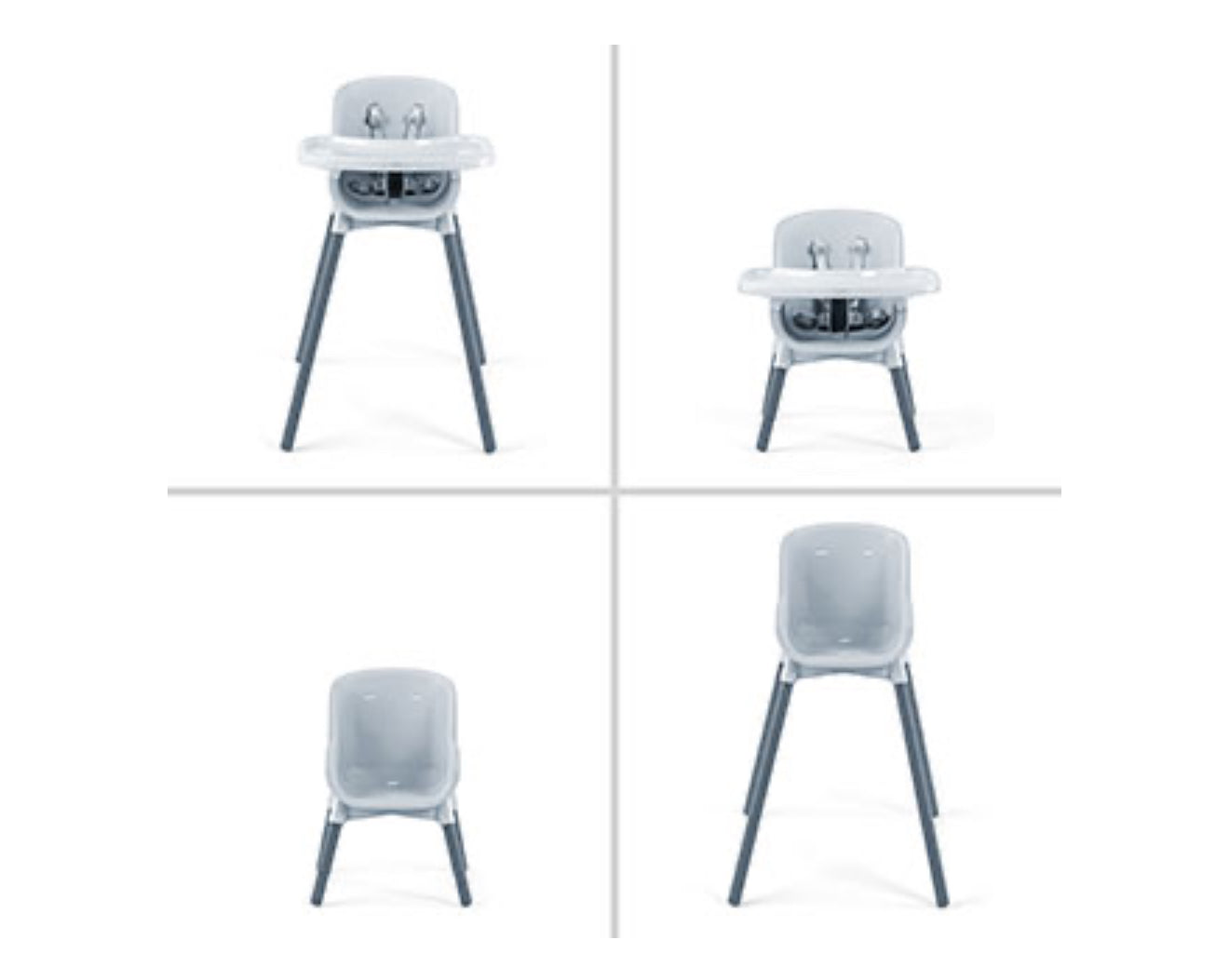 Chicco Zest 4-in-1 folding high chair rental – sanitized and delivered